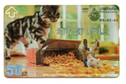 Chat Cat Animal  Carte Thaïlande Card (K 336) - Tailandia