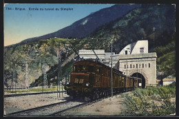 AK Brigue, Entrée Du Tunnel Du Simplon, Bergbahn  - Other & Unclassified