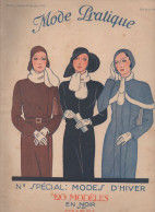 Revue  MODE PRATIQUE  N° 42 Du 18 Octobre 1930  Avec Belle Couverture Illustrée      (CAT4084 / 30/ 42) - Fashion