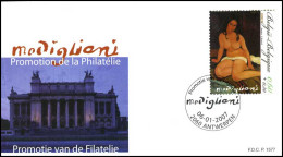 3599 - FDC - Promotie Van De Filatelie : Modigliani P1577 - 2001-2010