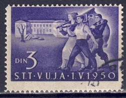 Italien / Triest Zone B - 1950 - Tag Der Arbeit, Nr. 44, Gestempelt / Used - Usados