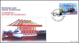 3669 - FDC - 100 Jaar Haven Van Zeebrugge P1596 - 2001-2010