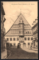 AK Osterode A. H., Rathaus Und Restaurant Ratskeller  - Osterode