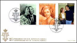 3787/89 - FDC - 80ste Verjaardag Van H.M. Koningin Fabiola P1624 - 2001-2010