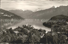 11677438 Spiez BE Mit Wetterhorn Schreckhorn Eiger Spiez - Sonstige & Ohne Zuordnung