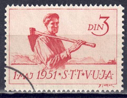 Italien / Triest Zone B - 1951 - Tag Der Arbeit, Nr. 50, Gestempelt / Used - Usati