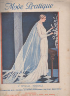 Revue  MODE PRATIQUE  N° 6 Du 7 Fevrier 1931 Avec Belle Couverture Illustrée      (CAT4084 / 31 / 06) - Moda