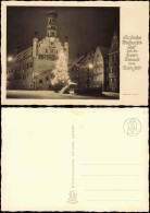 Kempten (Allgäu) Kempten Rathaus Rathausplatz (Weihnachtskarte) 1960 - Kempten