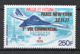 WALLIS ET FUTUNA PA N° 75 NEUF SANS CHARNIERE COTE 25.00€ AVION CONCORDE SURCHARGE - Concorde