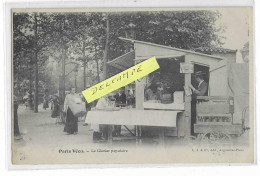 75 PARIS VECU MARCHAND DE GLACE 1906  ANIMATION    BEAU PLAN - Straßenhandel Und Kleingewerbe