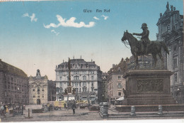 AK - Wien I. - AM HOF - Mariensäule - Radetzkydenkmal - Ehem. Bürgerl. Zeughaus 1915 - Autres & Non Classés