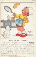 Thèmes  Illustrateur Beatrice Mallet Recette Omelette Paysanne Publicité Margarine ASTRA - Mallet, B.