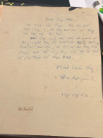 South Vietnam Letter-sent Mr Ngo Dinh Nhu -year-23/12/1952 No-so- 1 Pcs Paper Very Rare - Historische Documenten