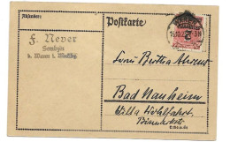 Germany 16.10.1923 High Inflation Period Waren To Bad Nauheim - Brieven En Documenten