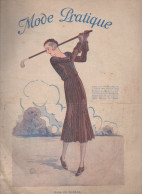 Revue  MODE PRATIQUE  N° 44 Du 31 Octobre 1931 Avec Belle Couverture Illustrée (golf))     (CAT4084 /31 / 44) - Fashion