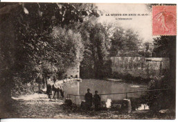 Carte Postale Ancienne La Queue En Brie - L'Abreuvoir - La Queue En Brie