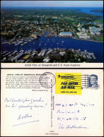 Postcard Annapolis Aerial View Of Annapolis And U.S. Naval Academy 1993 - Other & Unclassified