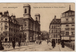 Besancon Eglise De La Madeleine Et Place Jouffroy - Besancon