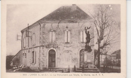 LAFOX LE MONUMENT AUX MORTS LA MAIRIE LES P.T.T. TBE - Other & Unclassified