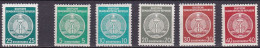 DD521 – RDA - DDR - 1956 – ARMS OF REPUBLIC – Y&T # 50A-F MNH 8 € - Otros & Sin Clasificación