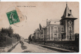 Carte Postale Ancienne Sucy En Brie - Rue De La Terrasse - Sucy En Brie