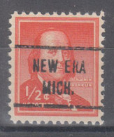 USA Precancel Vorausentwertungen Preo Locals Michigan, New Era 721 - Precancels