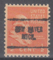 USA Precancel Vorausentwertungen Preo Locals Michigan, New Haven 704 - Precancels