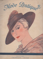Revue  MODE PRATIQUE  N° .25 Du 24 Juin  1933 Avec Belle Couverture Illustrée      (CAT4084 /33 / 25) - Mode