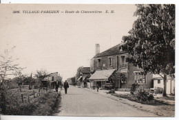 Carte Postale Ancienne Village Parisien - Route De Chennevières - Andere & Zonder Classificatie