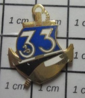 3617 Pin's Pins / Beau Et Rare / MILITARIA / PUCELLE INSIGNE 33e RIMA REGIMENT INFANTERIE DE MARINE - Militair & Leger