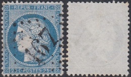 France 1870 - Timbre Oblitéré Nr.: 60 A Avec Oblitération Gros Chiffre "167" Arleux Du Nord..... (EB) DC-12573 - 1871-1875 Ceres