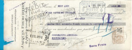 Traite 1924 / 76 LE HAVRE / Importation Exportation Alimentation FOURCHTEIN - Letras De Cambio