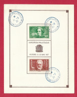 !!! CARTE NUMÉROTÉE DE L'EXPOSITION PHILATÉLIQUE DE POITIERS DE 1937 - Philatelic Fairs