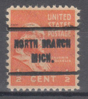 USA Precancel Vorausentwertungen Preo Locals Michigan, North Branch 713 - Precancels