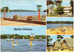 Grünau Berlin Regattagelände, Strandbad, Neubau Der Oberschule, Gaststätte 1981 - Altri & Non Classificati