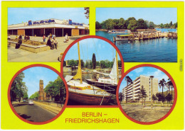 Berlin Kaufhalle, Anlegestelle  Weißen Flotte, Bölschestraße, Seglerhafen, 1985 - Altri & Non Classificati