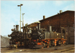 Schmalspurbahn 750mm, Oschatz-Kemmlitz,Lok.991562 Und 991574 Lokschuppen Mügeln - Autres & Non Classés