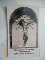 Cartolina "Miracoloso Ed Artistico CROCIFISSO Del Castello Di Gradara" - Sculture