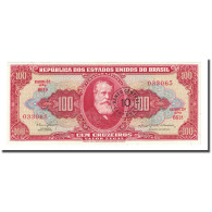 Billet, Brésil, 10 Centavos On 100 Cruzeiros, Undated (1966-1967), KM:185a - Brasilien