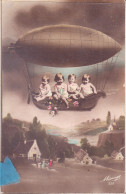 Nyy-  Cpa  EN BALLON  En 1919 - Szenen & Landschaften