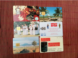 6 Nice  Phonecards With Chip U.A.E  Used Rare - Emirats Arabes Unis