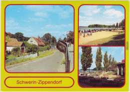 Zippendorf Schwerin Neue Fußgängerbrücke, Strandbad, Am Strandpavillon 1985 - Schwerin