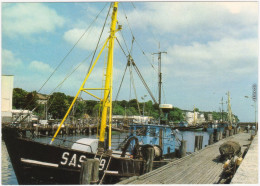 Ansichtskarte Sassnitz Saßnitz Fischereihafen 1985 - Sassnitz