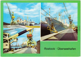 Ansichtskarte Rostock Überseehafen 1982 - Rostock