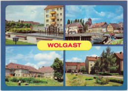 Wolgast Springbrunnen Im Wohnkomplex Nord, Hafen, Hotel "Vier Jahreszeiten 1985 - Wolgast