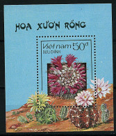 Vietnam ** Bloc 36 - Cactus Et Fleurs De Cactus - Vietnam