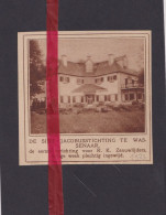 Wassenaar - Gebouw Sint Jacobsstichting - Orig. Knipsel Coupure Tijdschrift Magazine - 1923 - Ohne Zuordnung