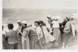 Photographie Photo Vintage Snapshot Plage Mode Dos Back Vent - Places