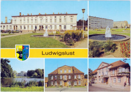 Ludwigslust Bahnhof, John-Brinckman-Straße,   HO-Hotel "Mecklenburger Hof" 1986 - Ludwigslust