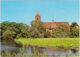 Ansichtskarte Güstrow Blick Zum Dom - Teich Im Vordergrund 1983 - Guestrow